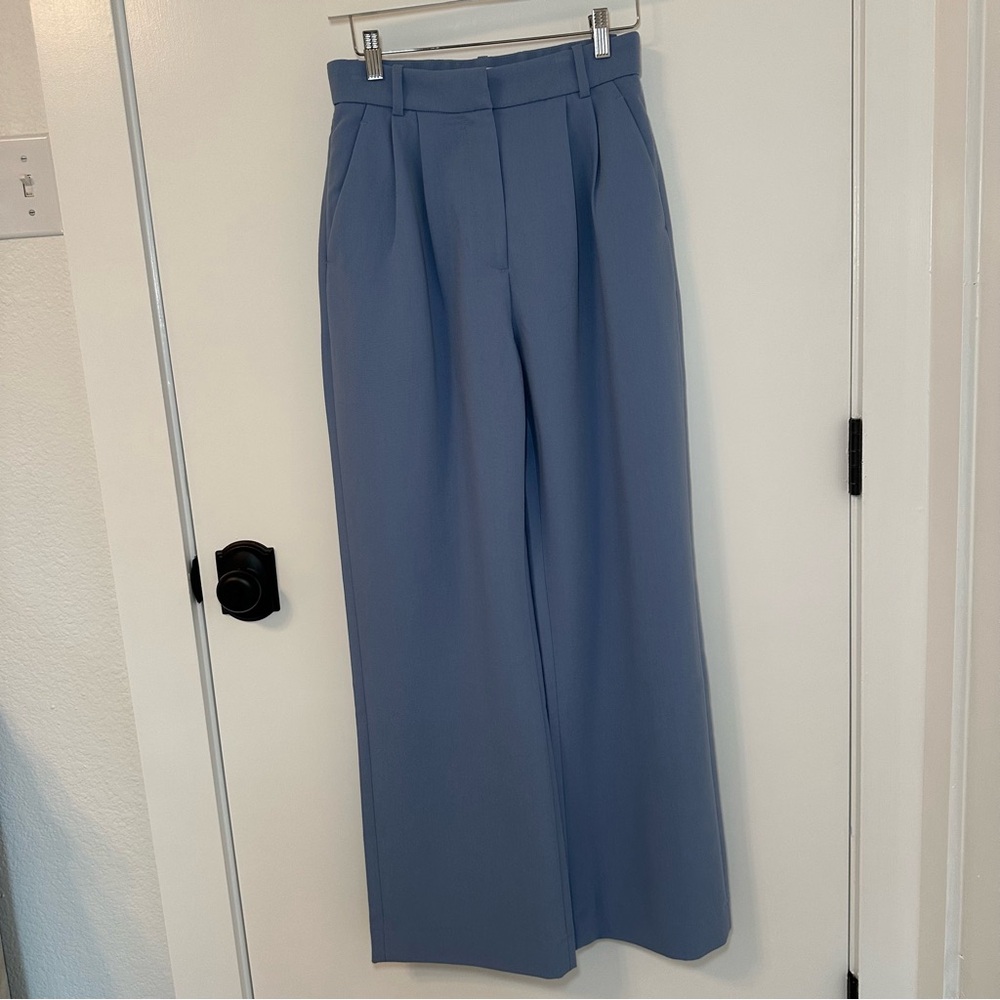 A&F Curve Love Sloane Tailored Pant | Size 26 R | Periwinkle Blue | Trousers